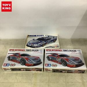 1 jpy ~ Tamiya 1/24 Porsche 911 GT1,OPEN INTERFACE TOM*S SC430 2006