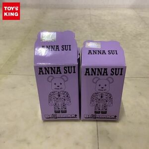 1円〜 内未開封 メディコム・トイ BE@RBRICK ベアブリック 100％ アナスイ ANNA SUI 15周年記念 2011 2点