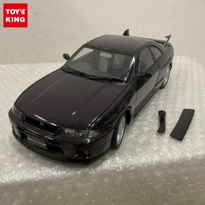 1円〜 ジャンク 箱無 オートアート 1/18 ニッサン スカイライン GT-R R33