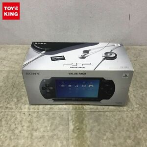 1円〜 欠品 動作確認/初期化済 PSP バリューパック PSP-1000 本体 ブラック