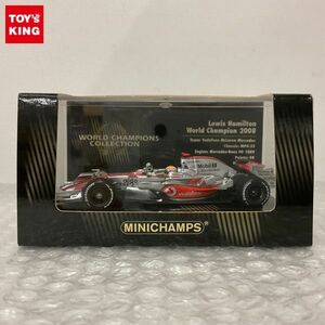 1円〜 ミニチャンプス 1/43 Lewis Hamilton ワールドチャンピオン 2008 Vodafone McLAREN Mercedes MP4-23 ＃22