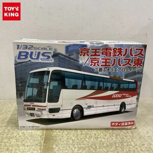 1 jpy ~ Aoshima 1/32 capital . electro- iron bus / capital . bus higashi Mitsubishi Fuso Aero Queen I