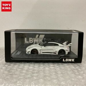 1円〜 LBホールディングス 1/43 ニッサン GT-R R35 LB 35GT-RR ホワイト