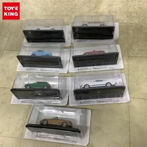 1円〜 アシェット 国産名車コレクション 1/43 ホンダT360トラック（1963）、マツダ ロードスター 2001、ダイハツ コペン 2004他