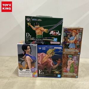 1円〜 未開封含 一番くじONE PIECE 覇王ノ兆 D賞 ロロノア・ゾロ GLITTER & GLAMOURS ニコ・ロビン ワノ国スタイル 他