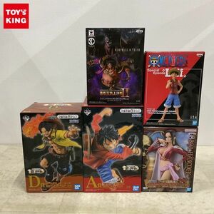 1円〜 未開封 一番くじ ONE PIECE 覇ノ躍動 A賞 モンキー・D・ルフィ BATTLEフィギュア D賞 ポートガス・D・エース BATTLEフィギュア他