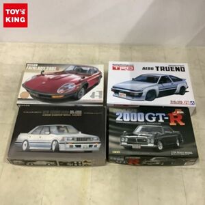 1円〜 アオシマ等 1/24 TRD トヨタ AE86トレノ N2仕様 ’85 スカイライン 200GT-R 他