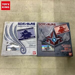 1 jpy ~ unopened . Bandai Carddas 20 anniversary SD Gundam out . Complete box VOL.01,VOL.03