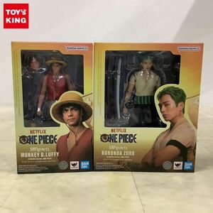 1円〜 未開封 S.H.Figuarts A Netflix Series: ONE PIECE モンキー・D・ルフィ、ロロノア・ゾロ