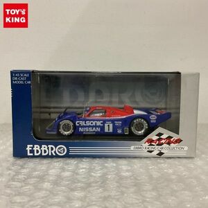 1円〜 エブロ 1/43 ニッサン カルソニック R92 CP 1992 ホワイト/ブルー ＃1