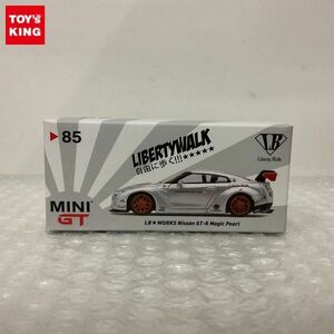 1円〜 MINI GT 1/64 LB WORKS ニッサン GT-R R35 マジックパール