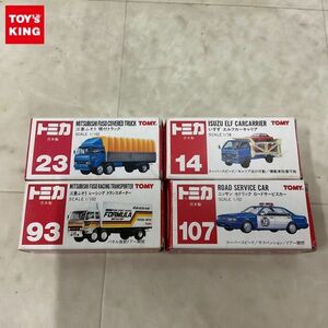 1 jpy ~ red box Tomica Nissan Cedric load service car Isuzu Elf car carrier other made in Japan 
