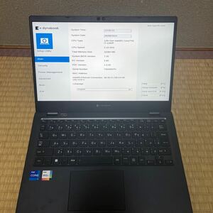 ★第12世代★東芝 dynabook G83/KV Core i7 1260P 16GB★現状引き渡し★ストレージ/OS無★BIOS動作確認★CPUファン不良★