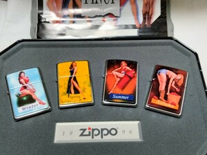 zippo PINUP ピンナップガール 1996年製 4種セット 展示未使用