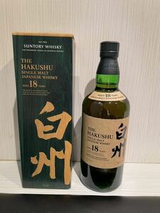 ☆激レア SUNTORY サントリー HAKUSHU 白州 18年 未開封ボトル 700ml☆