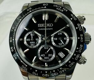 ◎ SEIKO セイコー mod カスタム 8T63 クロノグラフ クオーツ メンズ腕時計 /265710/515-49