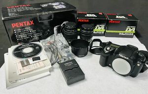 ◎ PENTAX K10Dデジタルカメラ /レンズ2個 付属品多数 /防湿庫保管
