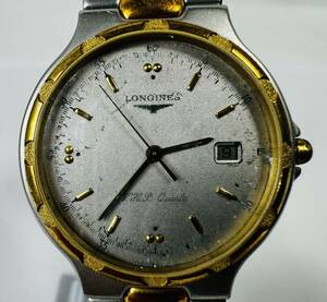 Ф LONGINES Longines Conquest Conquest L1 613 3 кварц Date серебряный циферблат комбинированный мужские наручные часы /265553/522-65