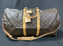 ♪【美品】LOUIS VUITTON ルイ・ヴィトン モノグラム キーポル55バンドリエール ハンドバッグ ボストンバッグ M41414 / 266225 / 516-6_画像1