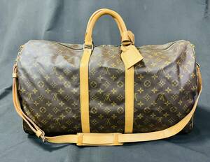 ● LOUIS VUITTON ルイヴィトン モノグラム キーポルバンドリエール55 ハンドバッグ ボストンバッグ M41414 / 266071 / 515-13