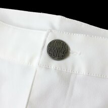 新品 ガッチャ ゴルフ 撥水加工 ストレッチ ツイル ロングパンツ L 春夏 GOTCHA GOLF ボトムス メンズ ウェア ラメ刺繍 白 ◆CG2323B_画像6