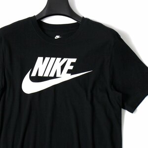 新品 NIKE ナイキ ビッグ スウッシュ 半袖 Tシャツ L 黒 シャツ トップス メンズ ビッグロゴ SWOOSH ブラック 春夏 ◆CI1628E