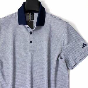  новый товар весна лето Adidas Golf джерси - рубашка-поло с коротким рукавом L темно-синий adidas GOLF рубашка мужской одежда спорт summer *CG2356B