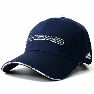 新品 アディダス ゴルフ メンズ リニアロゴ キャップ 帽子 57-60 フリーサイズ adidas GOLF CAP 紺 ネイビー ロングシーズン ◆CG2373