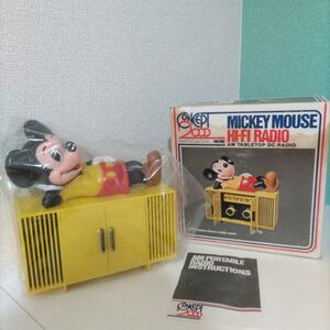 CONCEPT 2000　ミッキーマウス　ビンテージ　ラジオ