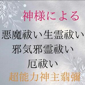 ☆最強神主☆邪気邪霊祓い☆生霊祓い☆悪魔祓い☆霊聴透視鑑定☆悪祓い☆念祓い