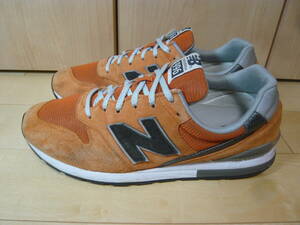 New balance ニューバランス レザースニーカー MRL996BO オレンジ 28cm 状態良