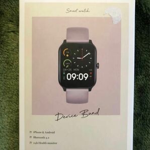 新品　未開封品　スマートウォッチ　デバイスバンド　deviceband スリーコインズ 3coins ピンク　腕時計