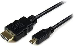 StarTech.com イーサネット対応ハイスピードHDMI - HDMI Micro変換ケーブル 2m HDMI(タイプA