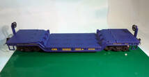 ■Gゲージ「CSX DEPRESSED CENTER FLAT CAR #17314　フラットカー 」USA TRAINS_画像2