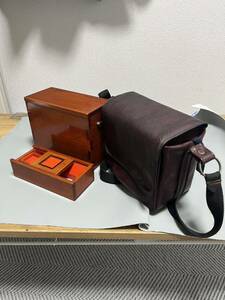  box . work water box leather case attaching 