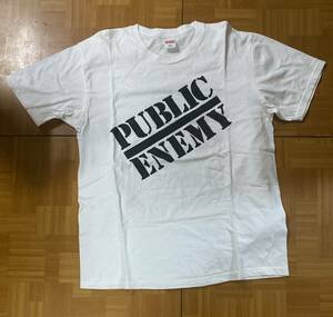  【美品】SUPREME×UNDERCOVER Tシャツ L ホワイト 白 TEE アンダーカバー Public Enemy