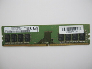SAMSUNG PC4-2666V 8GBが1枚 計 8GB 動作品