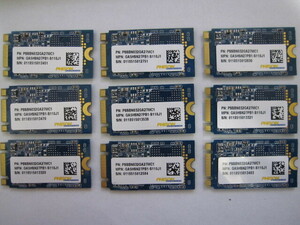 No.2　PHISON 　M.2 SSD PSSBN032GA27MC1 32GB が9枚セット 動作品 