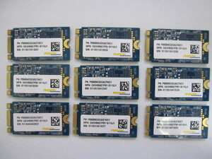 No.4　PHISON 　M.2 SSD PSSBN032GA27MC1 32GB が9枚セット 動作品