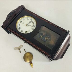  текущее состояние товар античный Meiji (meiji) часы настенные часы ... часы настенные часы Showa Retro настенные часы бонбон часы подлинная вещь Junk 