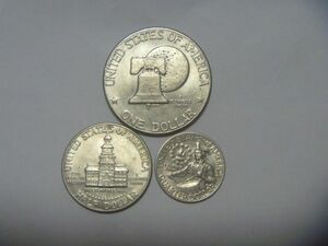 アメリカ 建国200周年記念硬貨 3種セット 古銭 コイン 記念貨幣 外国貨幣 外国銭 同梱割引あり