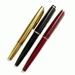 CDM898H 万年筆 TEIKIN テイキン/MONTBLANC モンブラン 3本 ペン先14K×2 まとめ