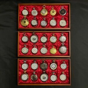 CEM020H pocket watch antique Vintage quarts other 30 point summarize ⑤