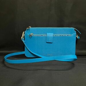 CEM037H Paul Smith Paul Smith lady's shoulder bag 2WAY clutch bag turquoise blue group 