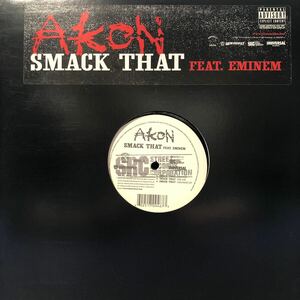 i 12インチ AKON feat Eminem SMACK THAT LP レコード 5点以上落札で送料無料