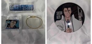 BLEACH 藍染惣右介 缶バッジ アクリルプレート キーホルダー