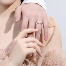 X998 ペアリング 結婚指輪 シルバー レディース メンズ カップル_画像2