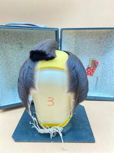 E217[ operation not yet verification goods ]. tree wig historical play samurai wig large . play Mai pcs Japanese coiffure dancing costume chronicle name equipped case also chronicle name seal equipped present condition goods 