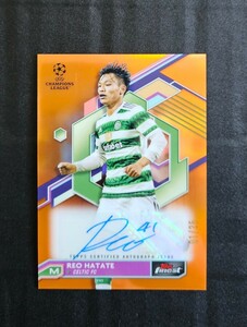 【ファーストナンバー】【25シリ】【直筆サイン】旗手玲央 topps finest orange refractor auto 