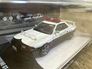 035 INNO 1/64 NISSAN SKYLINE GT-R R32 神奈川県警 JAPANESE POLICE CAR IN64-R32-JPPC 日産 ニッサン スカイライン パトカー